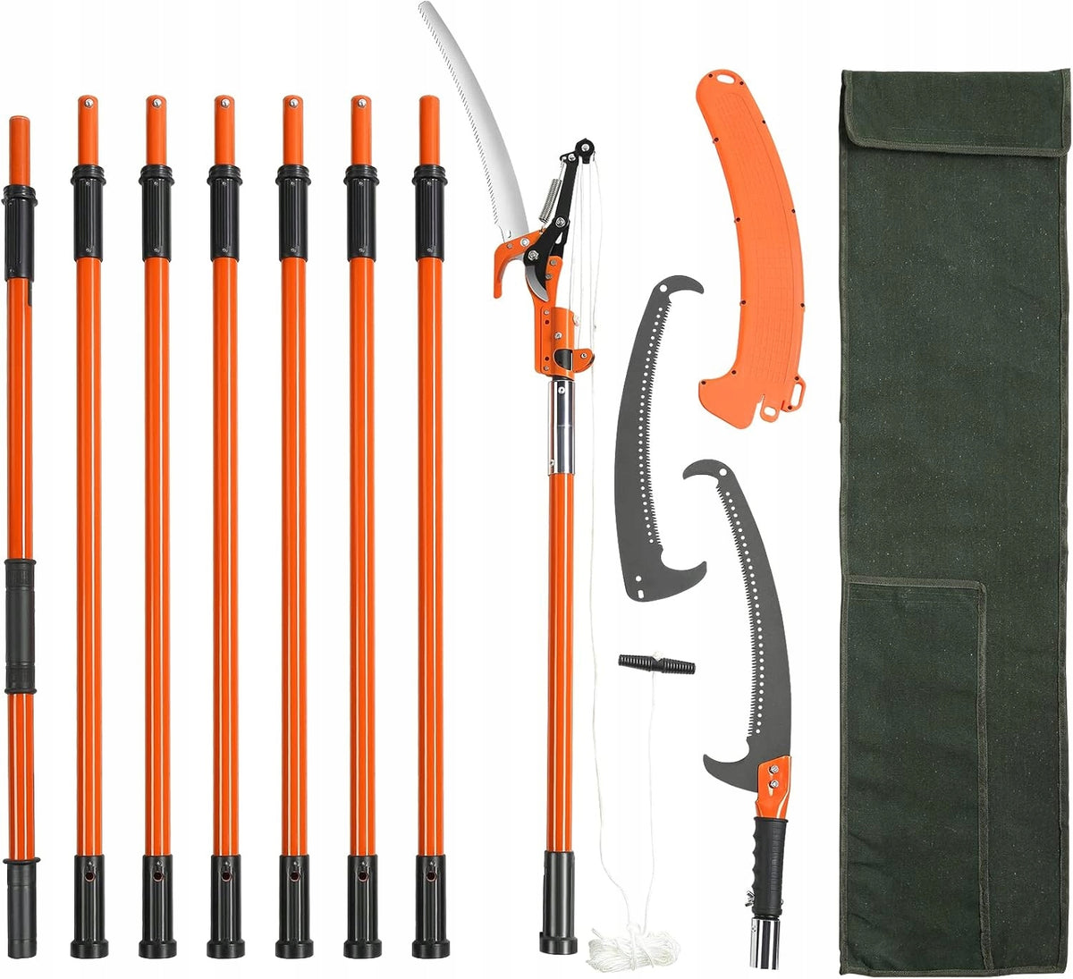 PROFESSIONAL HAND POLE SAW VEVOR 2.2-8.2M EXTENDABLE SHEARS FOR