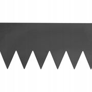 VEVOR METAL FLEXIBLE LAWN EDGING 1016X203X1.5MM 3 PIECES BLACK