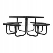 VEVOR SQUARE PICNIC TABLE WITH 4 BENCHES STRONG GARDEN SET