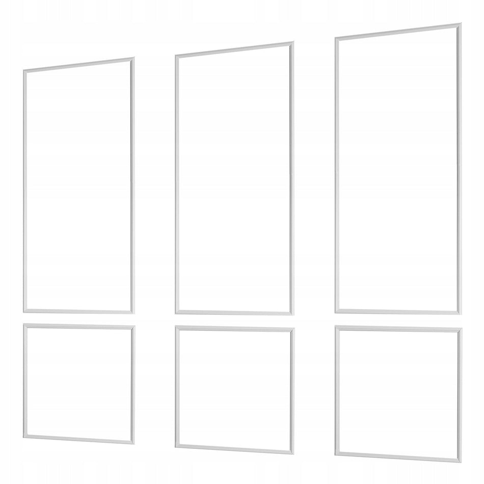 VEVOR WALL PANEL SET 3 PIECES 61X61 AND 61X138 CM WHITE STRONG