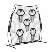 VEVOR FOOTBALL COACH THROWING NET 208X91X189 CM 5 POCKETS