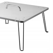 VEVOR FIRE PIT LID 645X645X370 MM STAINLESS STEEL HEAT DEFLECTOR