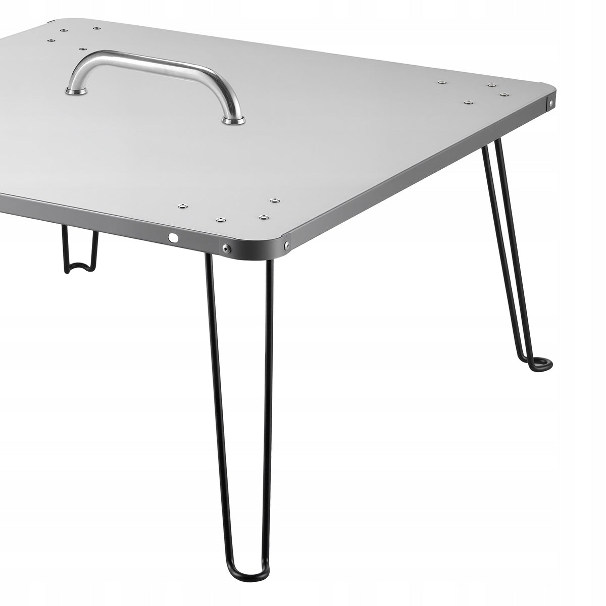 VEVOR FIRE PIT LID 645X645X370 MM STAINLESS STEEL HEAT DEFLECTOR