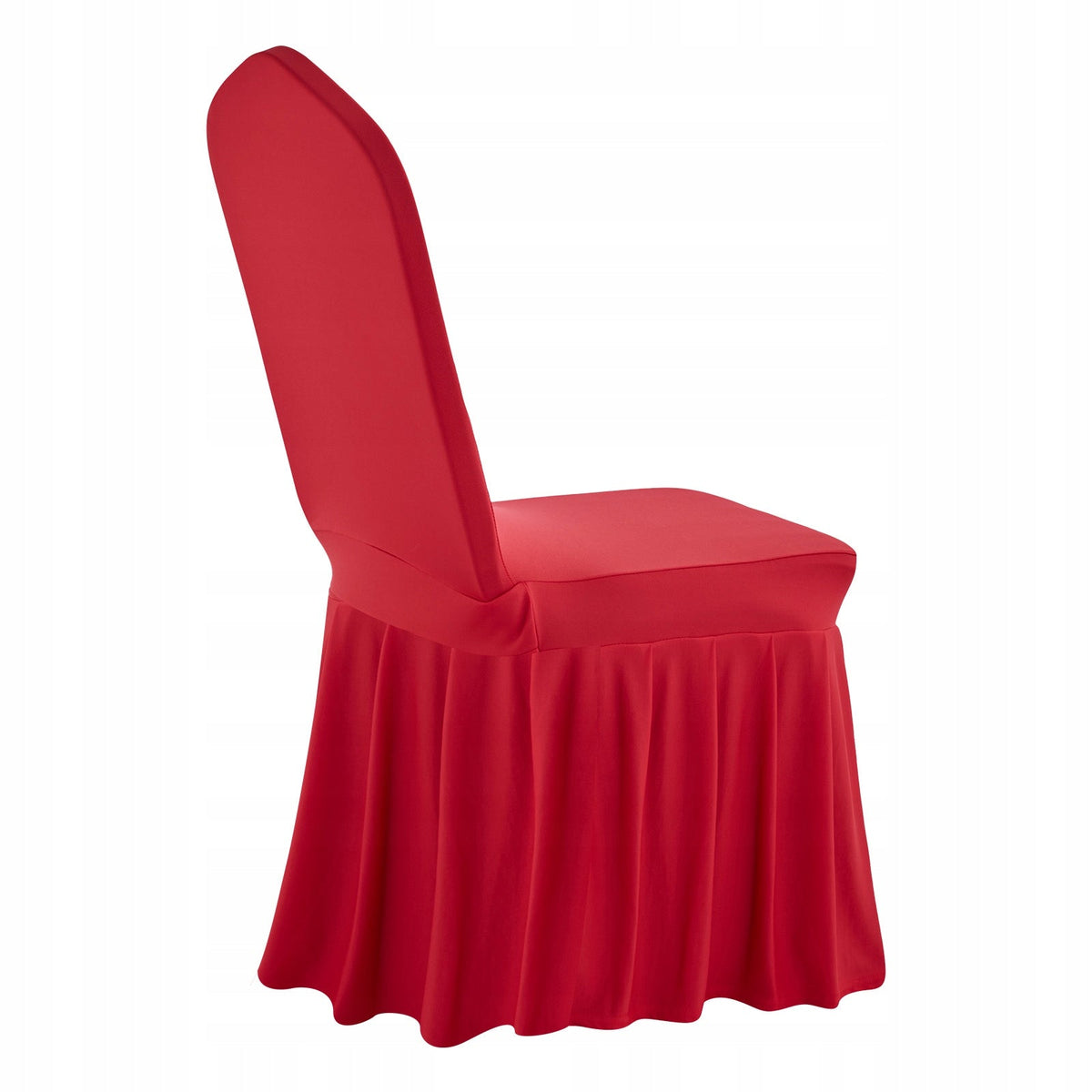 VEVOR CHAIR COVERS 30 PCS RED STRETCH WASHABLE FLAT