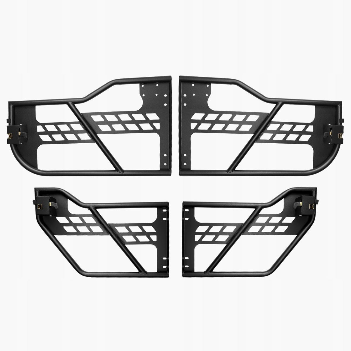 VEVOR JEEP TUBULAR DOORS 4-DOOR HEAVY DUTY STEEL WITH MIRRORS FOR WRANGLER