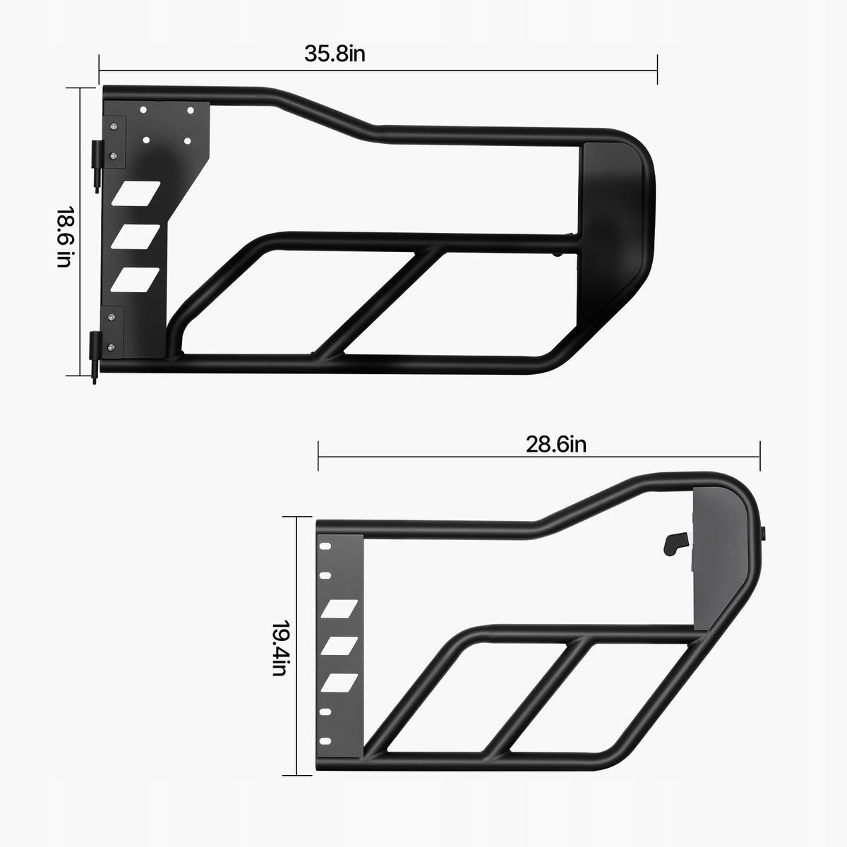 VEVOR TUBULAR DOORS JEEP 4-DOOR PREMIUM BEST FOR OFF-ROAD