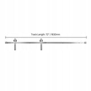 VEVOR 183 CM SLIDING DOOR SYSTEM 150 KG LOAD CAPACITY STRONG SET