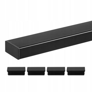 VEVOR 198 cm Matte Black Stainless Steel Balcony Balustrade