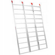 VEVOR ALUMINUM RAMPS TRIPLE FOLDING RAMP 1500LBS WITH STRAPS