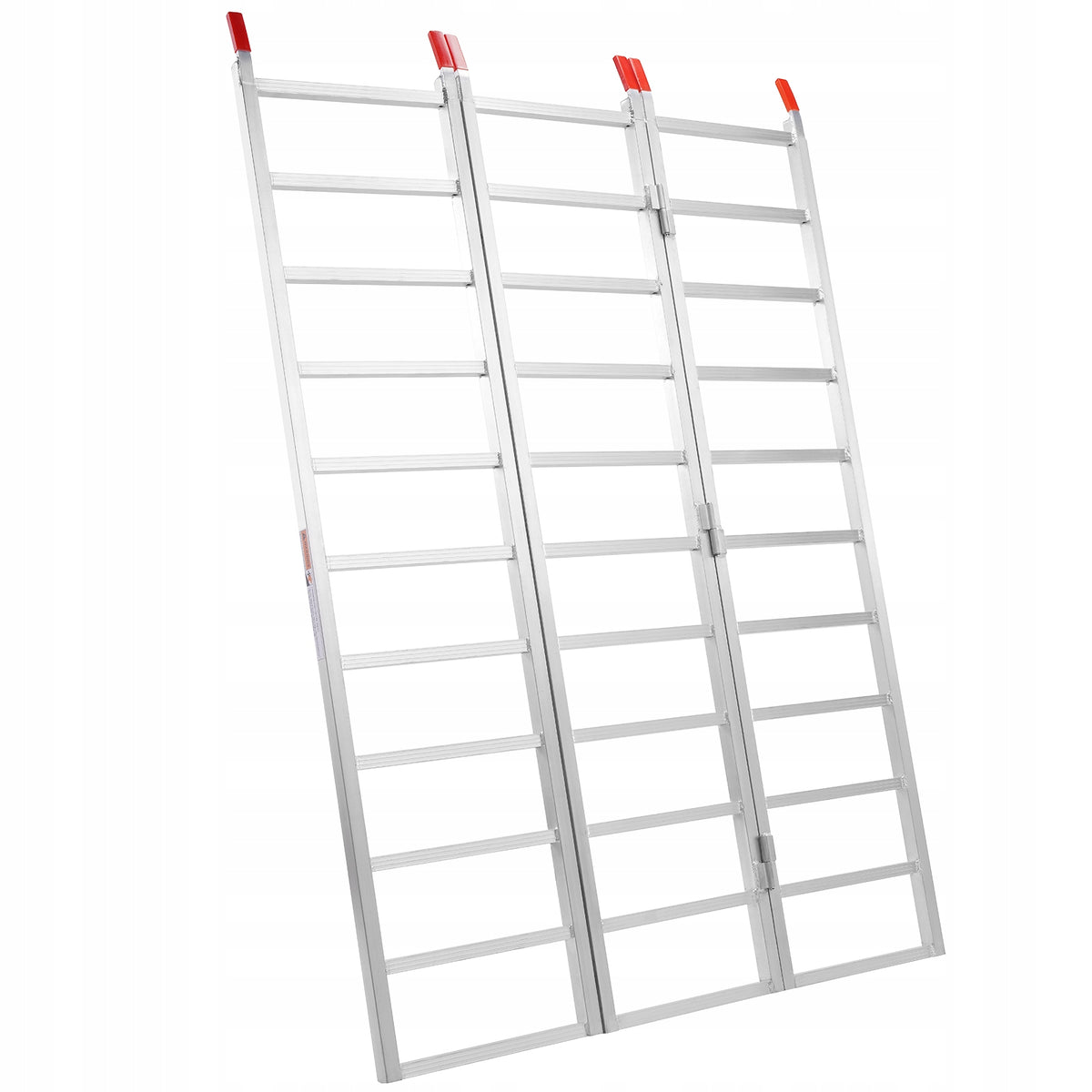 VEVOR ALUMINUM RAMPS TRIPLE FOLDING RAMP 1500LBS WITH STRAPS