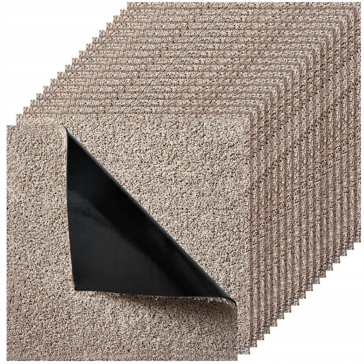VEVOR CARPET TILES 457X457X12 MM 10 PCS SELF-ADHESIVE STRONG SET
