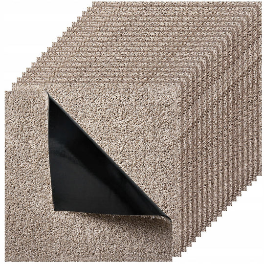 VEVOR CARPET TILES 457X457X12 MM 10 PCS SELF-ADHESIVE STRONG SET