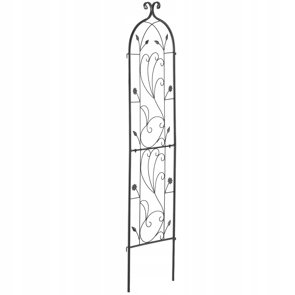 VEVOR 38X152 CM SOLID METAL TRELLIS FOR CLIMBING PLANTS BLACK PREMIUM