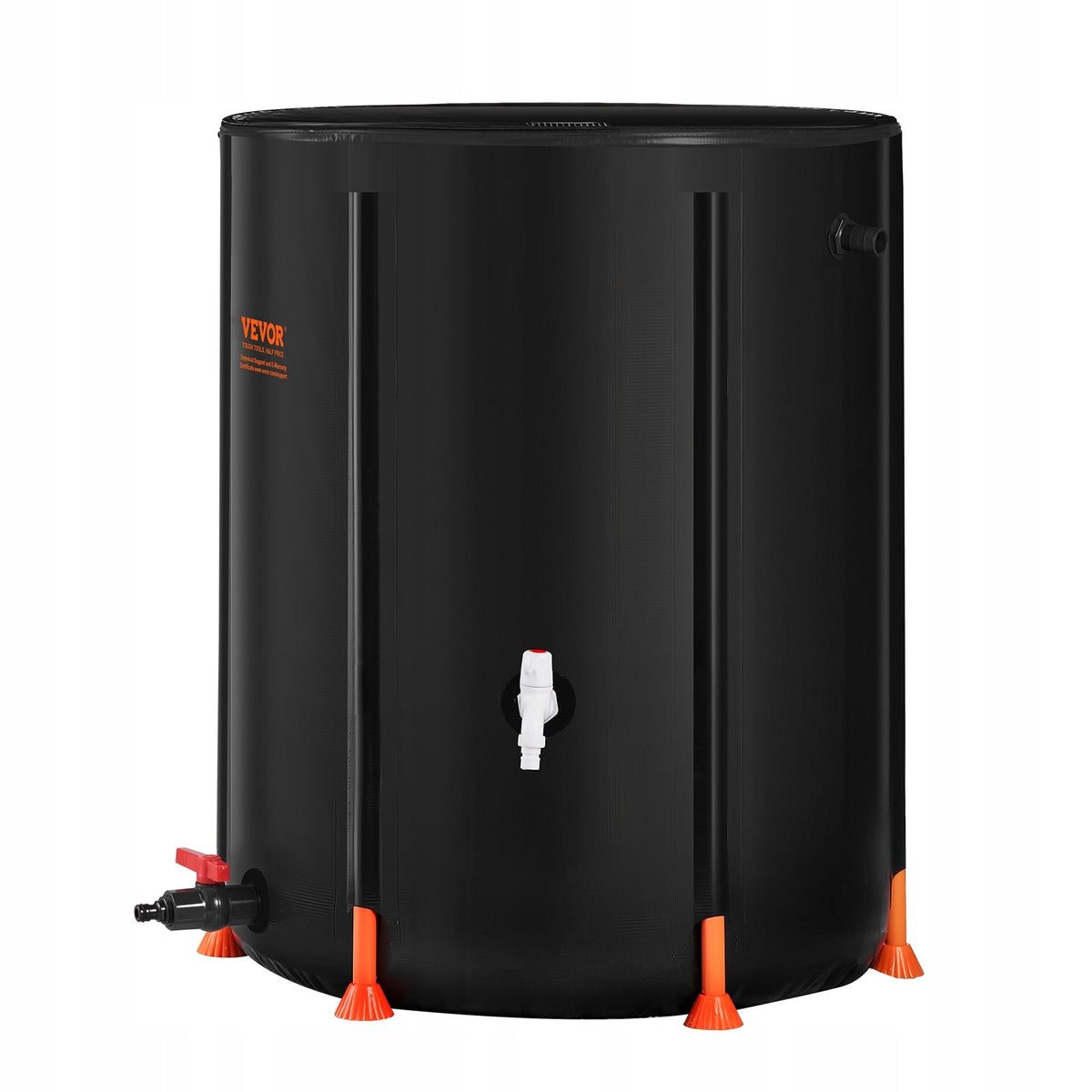 VEVOR FOLDABLE RAIN BARREL 250L PORTABLE STRONG 1000D PVC STABLE