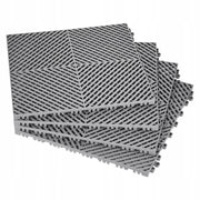 VEVOR MODULAR DRAINAGE MAT 24 PCS 15.7X15.7 INCH PP NON-SLIP