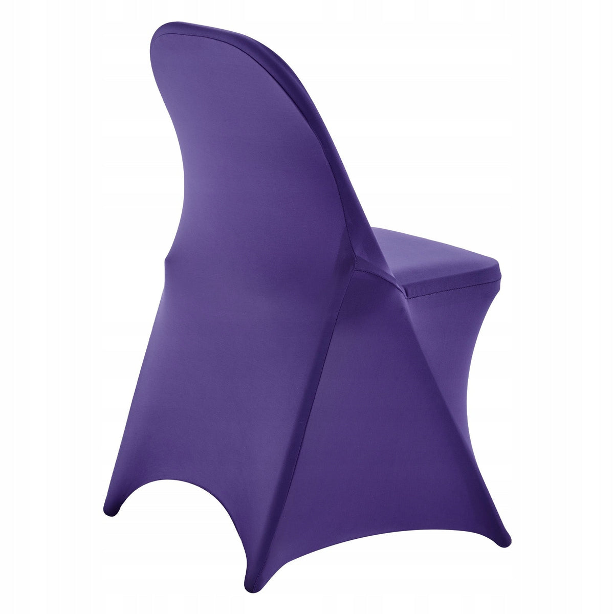 VEVOR CHAIR COVERS 50 PCS STRETCHY PURPLE SPANDEX FOR WEDDINGS