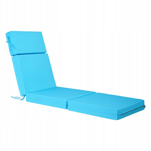 VEVOR SUN LOUNGER CUSHIONS 1830X533X98 MM SET OF 2 WATERPROOF STRONG