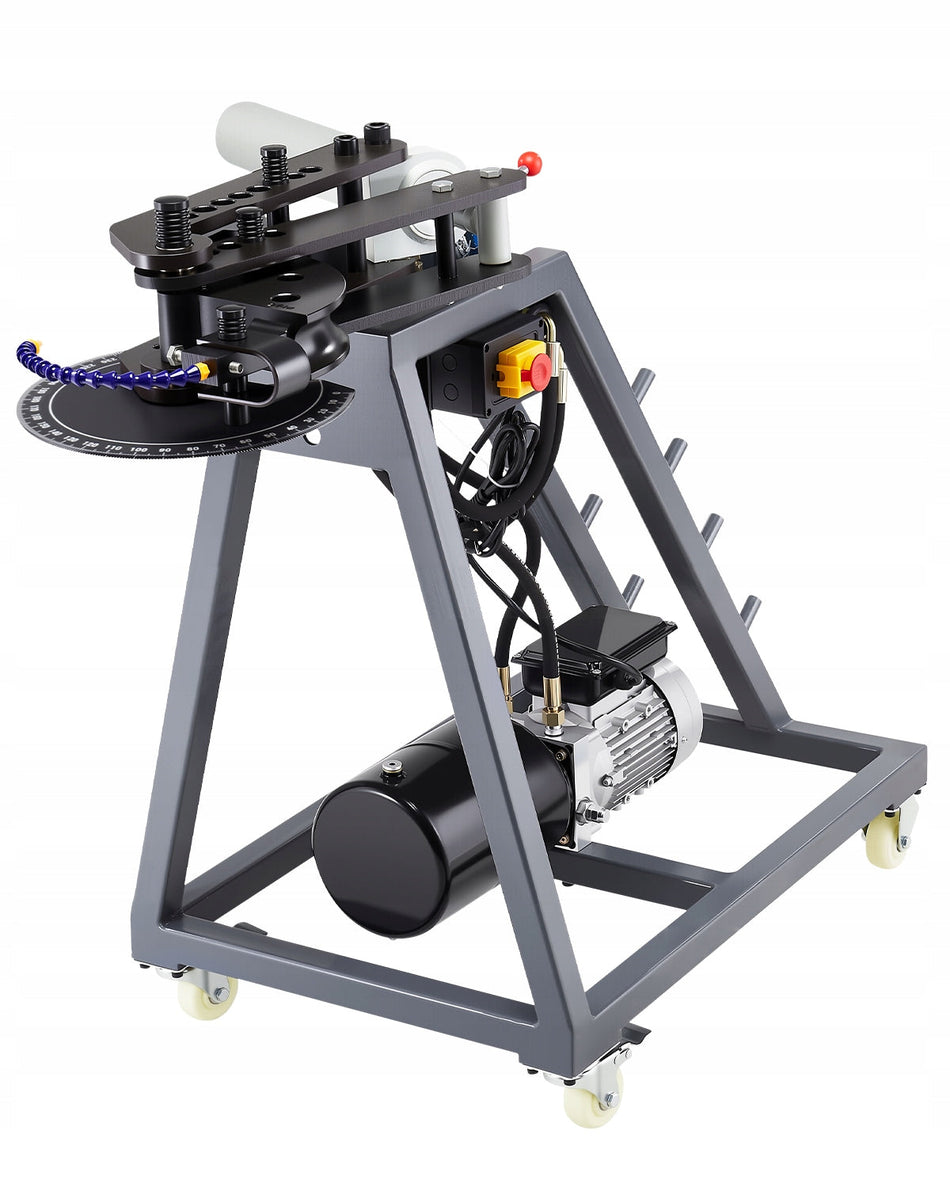 VEVOR ELECTRIC PIPE BENDER 750W HYDRAULIC 6L 180 DEGREE 3 DIES