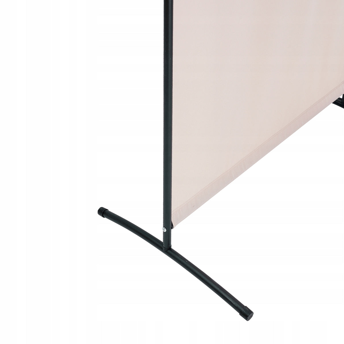 VEVOR 3-Panel Folding Room Divider Strong Frame Beige 260x184x52cm