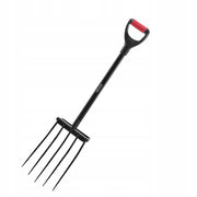 VEVOR 5-TINE MANURE FORK HEAVY DUTY GARDEN FORK WITH METAL HANDLE