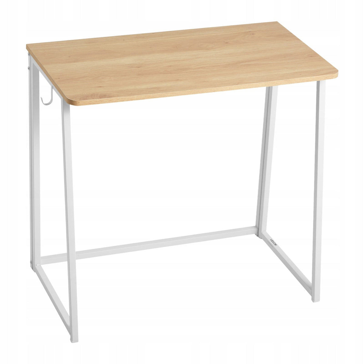 VEVOR SMALL FOLDING DESK 80X48 CM WOODEN TOP STABLE FOLDING DESK