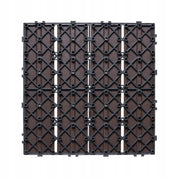 VEVOR PATIO TILES 10 PCS 30X30 CM WATERPROOF ANTI-SLIP WOOD