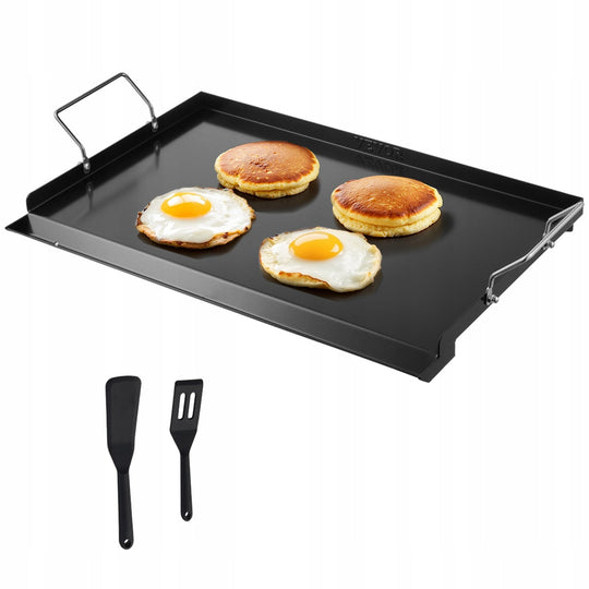 VEVOR RECTANGULAR CARBON STEEL GRIDDLE 606X360MM HEAVY DUTY