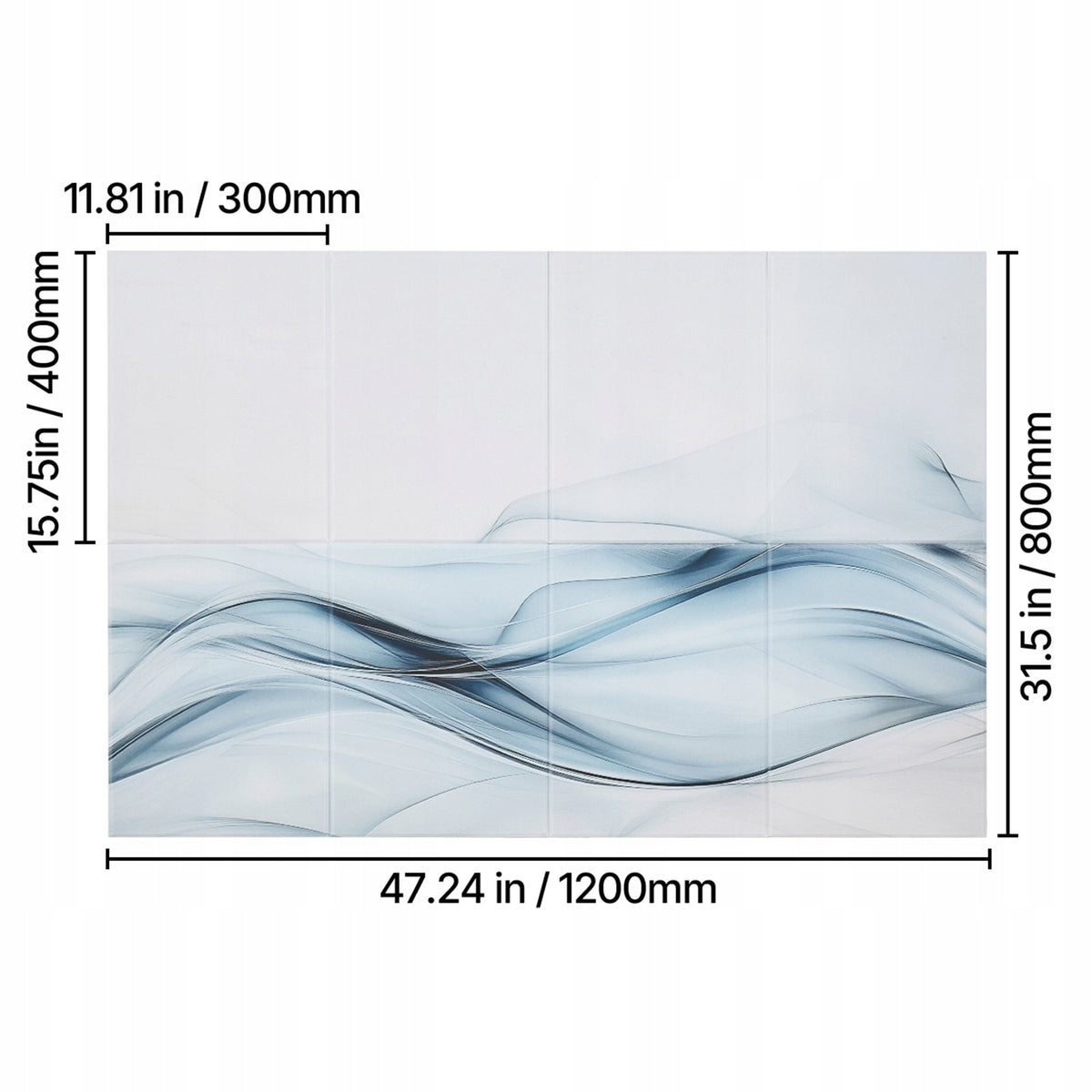 VEVOR 8 PACK ACOUSTIC PANELS 400X300X10MM STRONG SELF-ADHESIVE PREMIUM