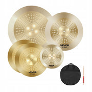 VEVOR 4-PIECE DRUM CYMBAL SET 10 14 16 20 INCH PREMIUM