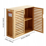VEVOR PROFESSIONAL BATHROOM WALL CABINET WITH 2 DOORS AND ADJUSTABLE