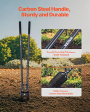 PROFESSIONAL VEVOR 146 CM EARTH HOLE DIGGER STRONG METAL WEDGE