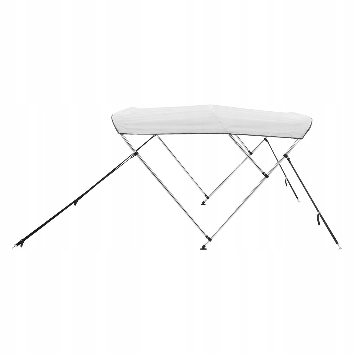 VEVOR BOAT COVER BIMINI TOP 3 ARCH WATERPROOF UV RESISTANT ALUMINUM