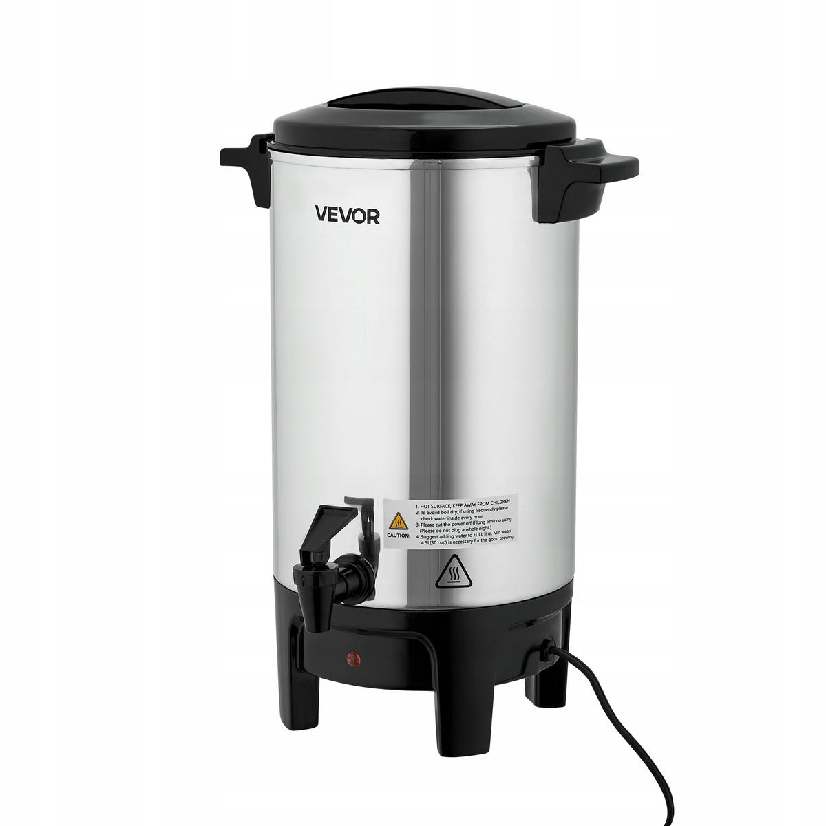 VEVOR 6L COFFEE MAKER 40 CUPS HOT BEVERAGE DISPENSER