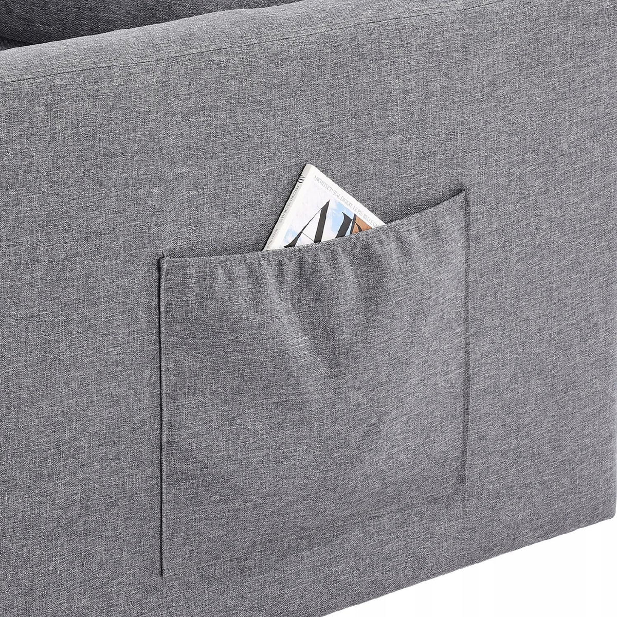 VEVOR PREMIUM SOFA BED WITH SIDE POCKET CUSHION ARMREST
