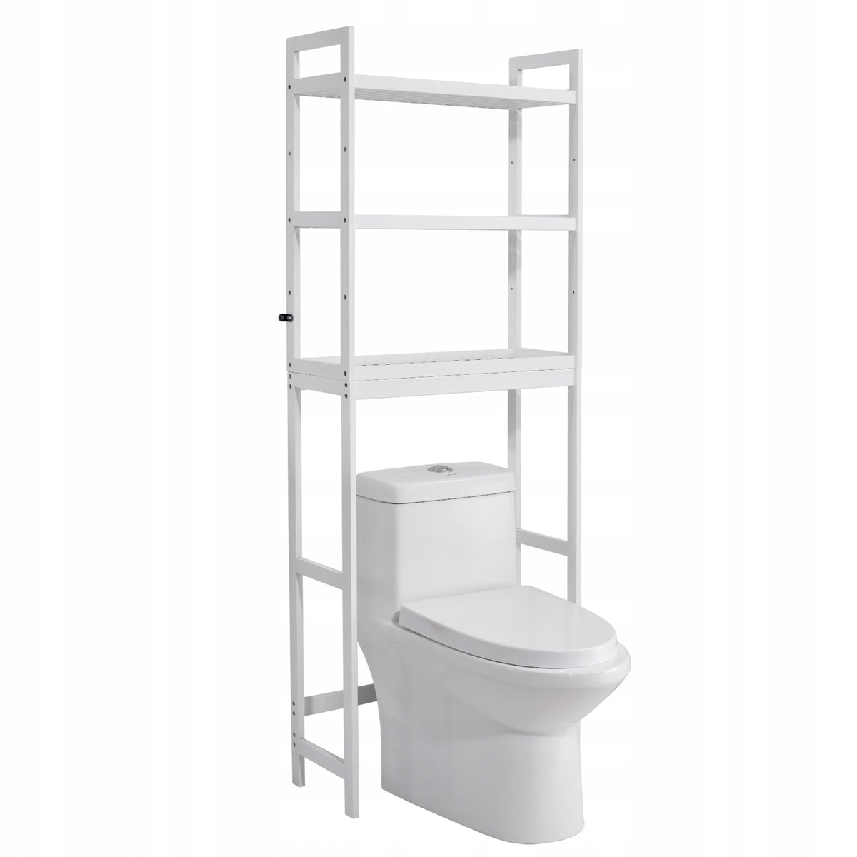 VEVOR BAMBOO 3-TIER OVER-TOILET SHELF ADJUSTABLE