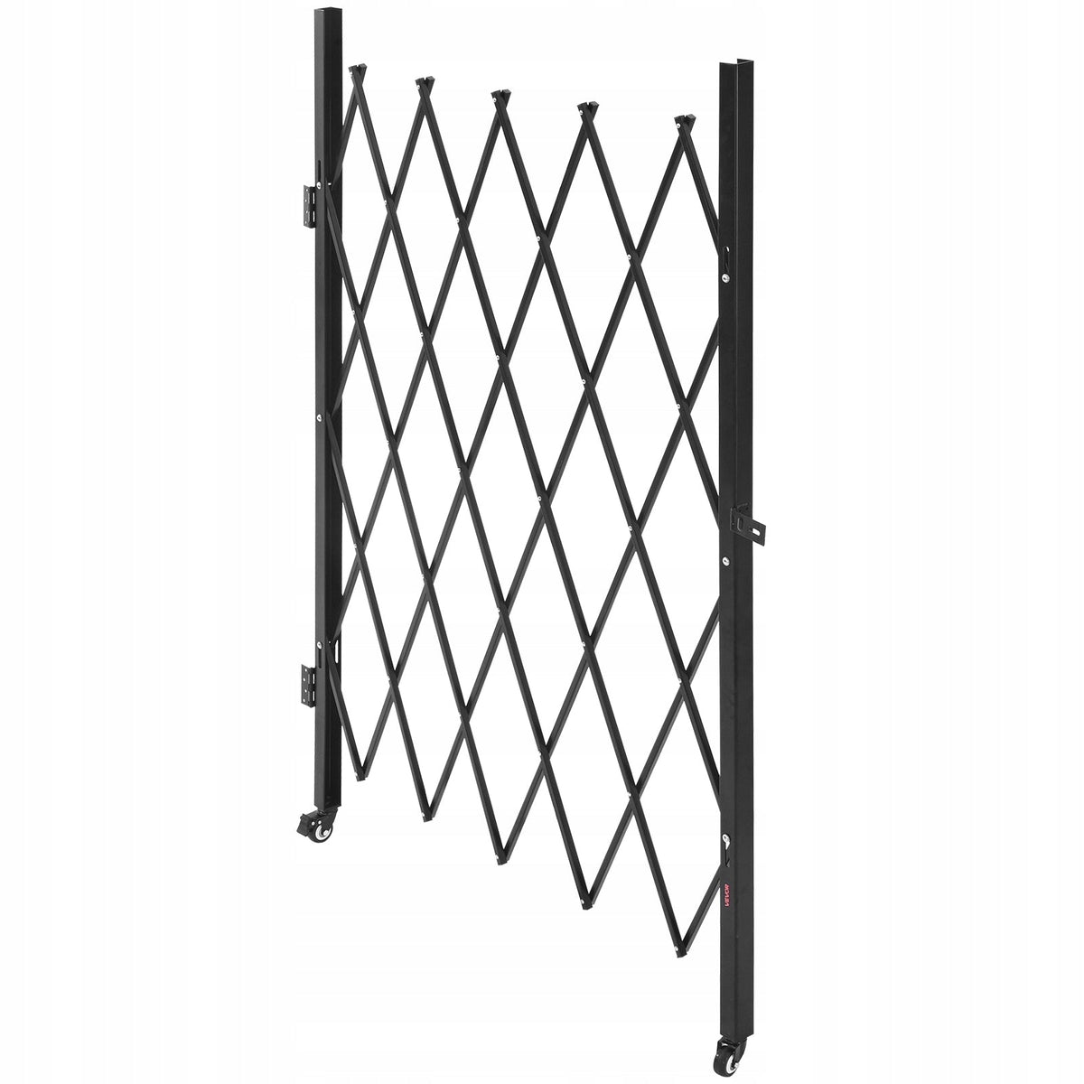 VEVOR FOLDING SECURITY GATE BEST PADLOCK WHEELS 126X198CM