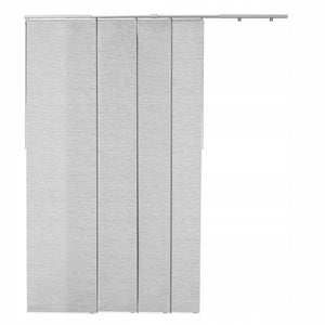 VEVOR PANEL CURTAINS EXTENDABLE TRACK 116-218 CM GREY PREMIUM POLYESTER