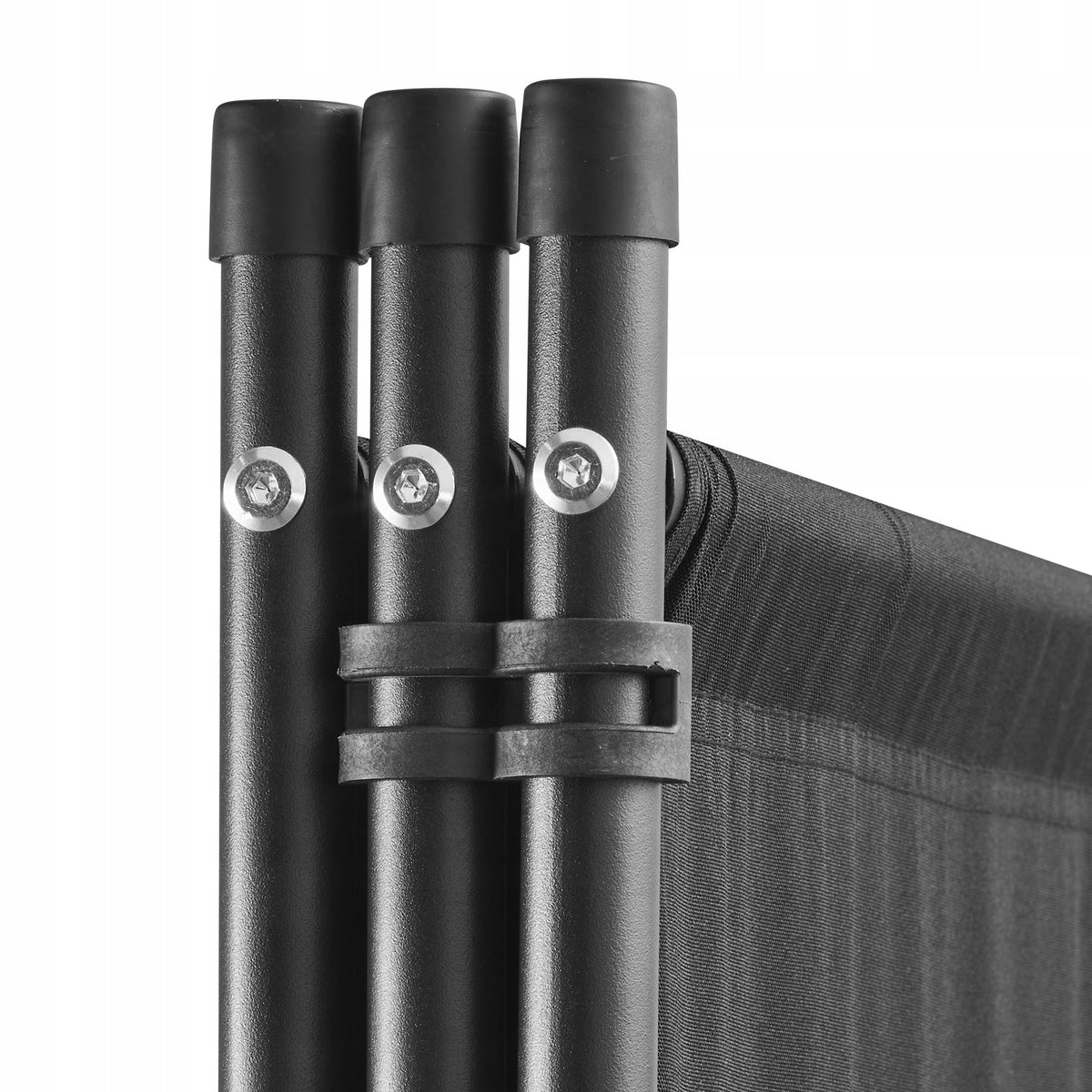 VEVOR 3-Panel Folding Room Divider Strong Black