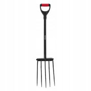 VEVOR 5-TINE MANURE FORK HEAVY DUTY GARDEN FORK WITH METAL HANDLE