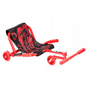 VEVOR DRIFTER TRIKE THREE-WHEELED SCOOTER 60 KG ADJUSTABLE STRONG RED