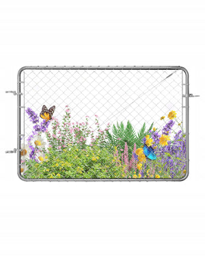 VEVOR HEAVY DUTY GARDEN GATE 183X122 CM ADJUSTABLE GALVANIZED GATE