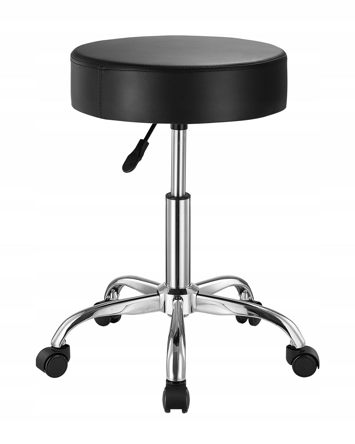 VEVOR SADDLE STOOL ROTATING HEIGHT ADJUSTABLE 204 KG BLACK