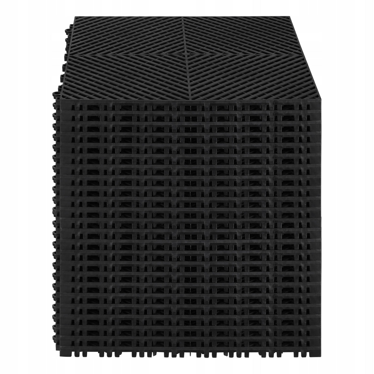 VEVOR MODULAR DRAINAGE MAT 24 PCS 415X415MM STRONG INTERLOCKING SYSTEM PP