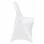 VEVOR FOLDING CHAIR COVERS ELASTIC SPANDEX 50 PCS WHITE