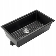 VEVOR UNDERMOUNT GRANITE KITCHEN SINK 838X482X254 MM BLACK PREMIUM