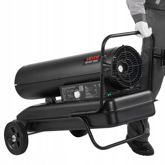 VEVOR 50 KW DIESEL TORPEDO HEATER WITH WHEELS POWERFUL AND ROBUST