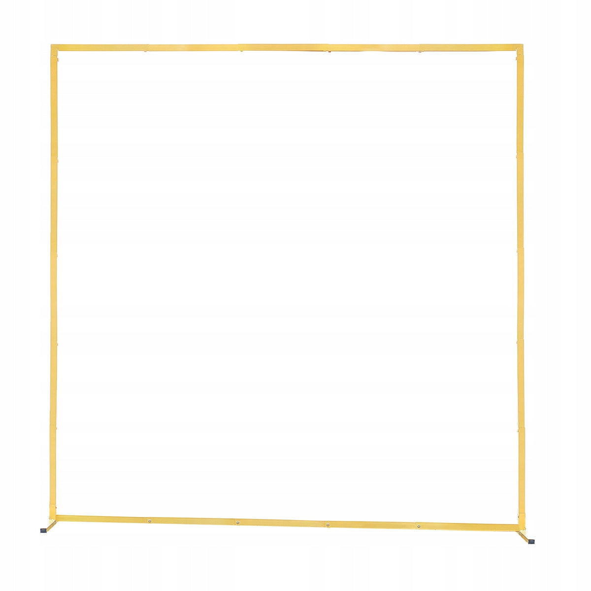 VEVOR 2x2M ARCH BACKDROP STAND GOLD METAL SQUARE STURDY ARCH