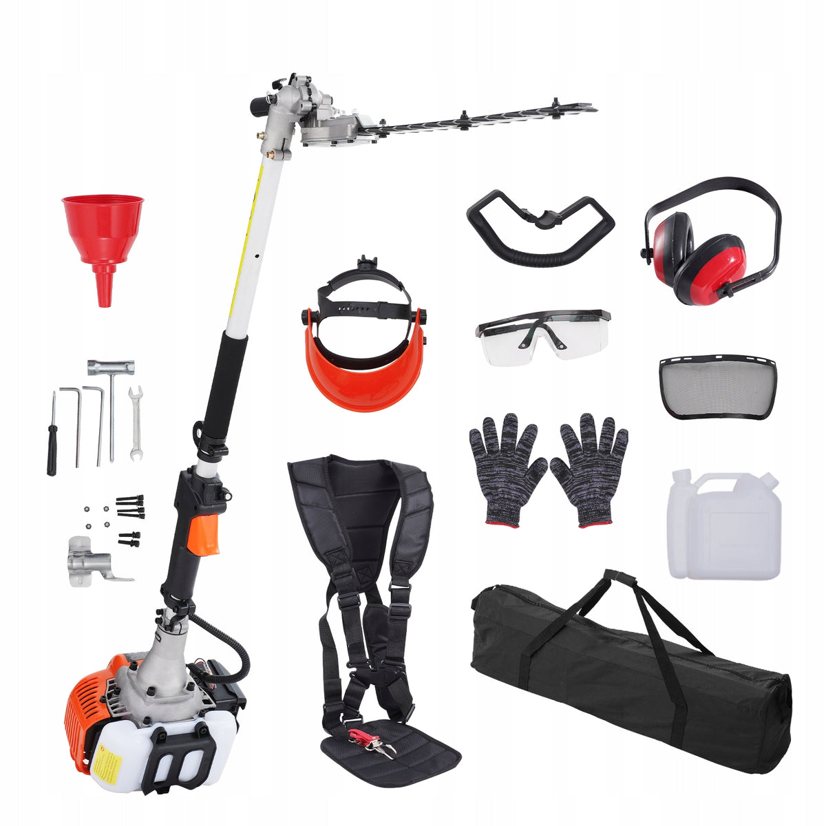 VEVOR 26CC Two-Stroke Petrol Strimmer, 15.7 Inches, Powerful and Lightweight