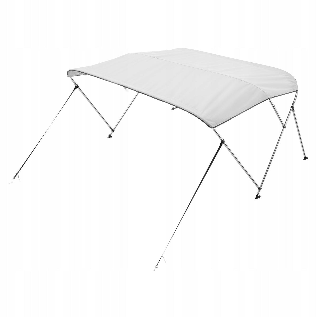 VEVOR BOAT COVER BIMINI TOP 3 ARCH WATERPROOF UV RESISTANT ALUMINUM