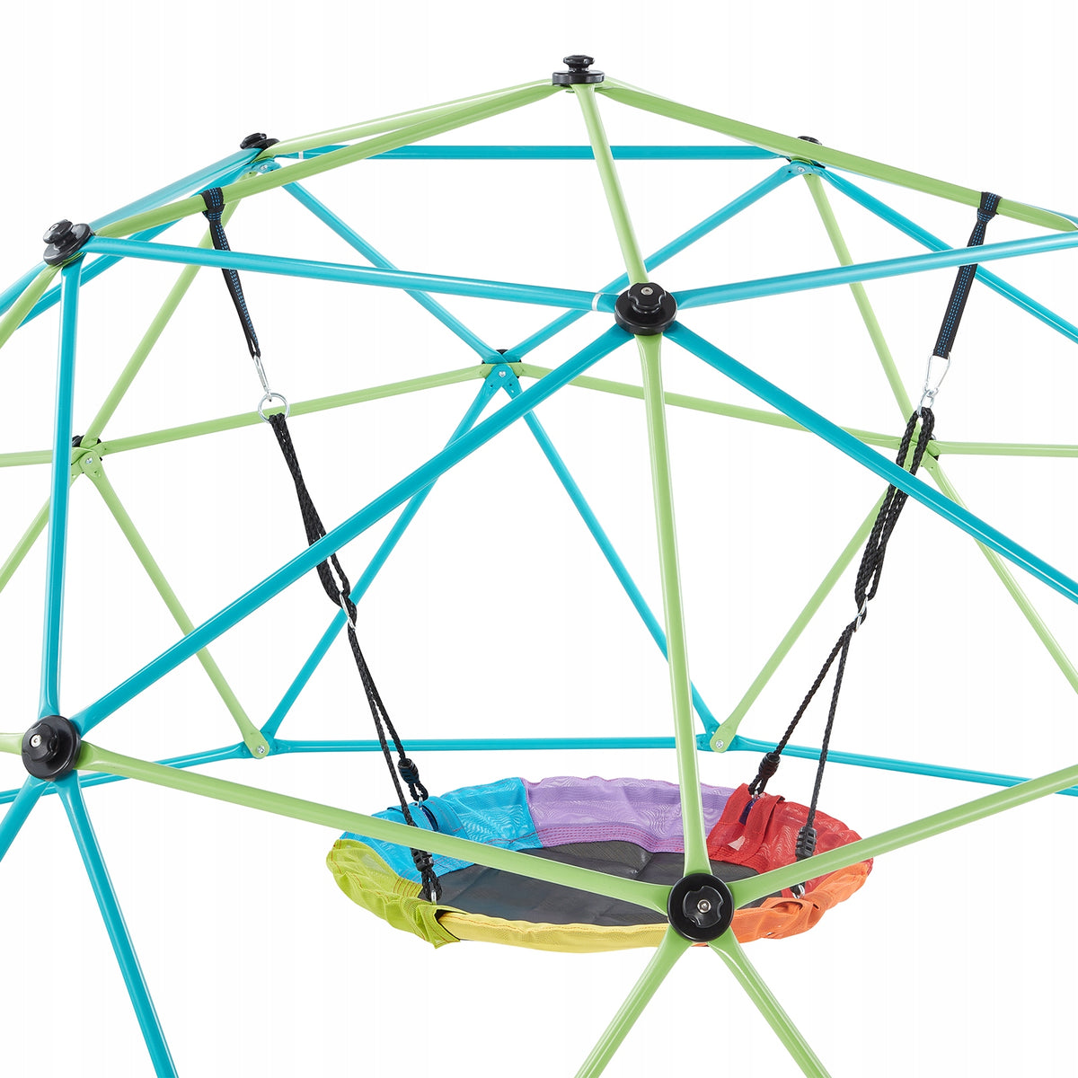 VEVOR GEOMETRIC CLIMBING DOME 305 CM WITH SWING SOLID